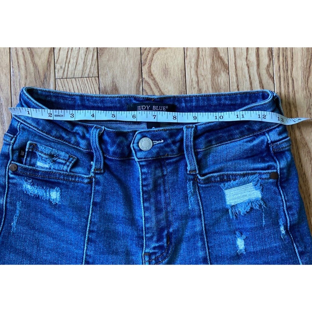 Judy blue shorts Judy blue jeans denim Jean Shorts womens small 2 - 4 stretchy - Picture 6 of 7
